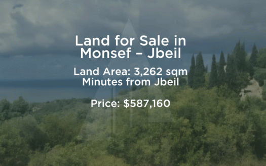 Land for Sale in Monsef – Jbeil