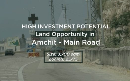 Land for Sale in Amchit | 3,700 sqm Investment Opportunity